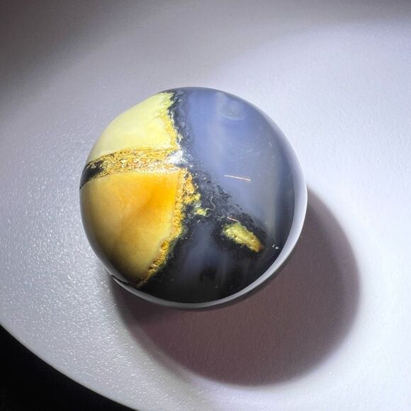 Volcano Agate Sphere UV Reactive (#4) - Picture 9 of 16